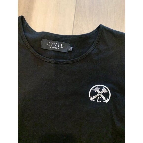 CIVIL REGIME LONG SLEEVE SHIRT, BLACK COLOUR SIZE XL - Picture 3 of 14